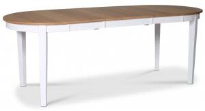 Fårö ovalt matbord i ek 160/210x90 + Möbeltassar