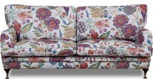 Howard Spirit 3-sits blommig soffa - Eden Parrot White/Purple - 3-sits soffor, Soffor