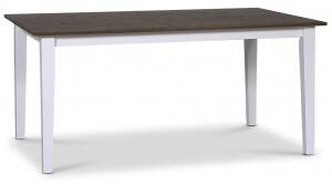 Skagen matbord 180x90 cm - Brunoljad ek / Vit - Ingen tilläggsskiva - Övriga matbord, Matbord, Bord