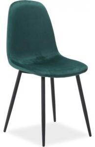 4 st Rebekah matstol - Grön sammet - Klädda & stoppade stolar, Matstolar & Köksstolar, Stolar