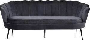 Ballini 3-sits soffa - Mörkgrå