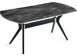 Ikon matbord 180 cm - Mörk marmor