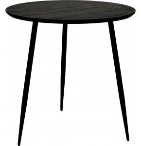 Smokey runt matbord Ø80 cm - Svart + Fläckborttagare för möbler