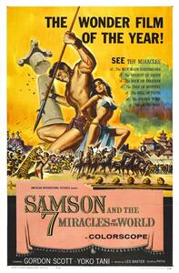 Illustration Samson And Seven Miracles Of World