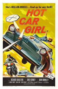 Illustration Hot Car Girl