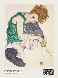 Bildreproduktion Seated Woman - Adele Herms (1917), Egon Schiele