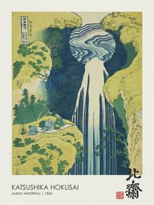 Bildreproduktion Amida Waterfall (1830), Katsushika Hokusai