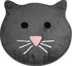 Katt badrumsmatta - Grå - Badrumsmattor, Mattor