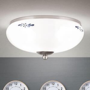 Orion DL 7-673- Taklampa LANDHAUS 2xE27/60W/230V diameter 28 cm mm krom/vit