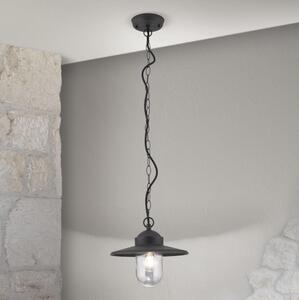 Orion AL 11-1318 - Pendellampa för utomhusbruk EDWARD 1xE27/60W/230V IP44 svart