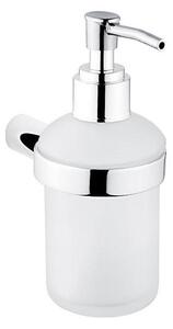 NIMCO BR 11031C-26 -Tvålpump för vägg BORMO 180 mm matt glas/skinande krom