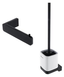 NIMCO MAC kit-94KN-90 - Toaletborste med vägghängare och toalettpappershållare MAYA