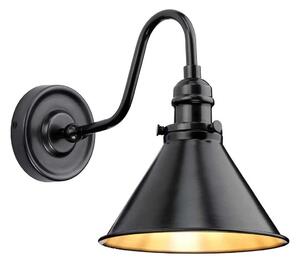 Elstead PV1-OB - Vägglampa PROVENCE 1xE27/60W/230V svart