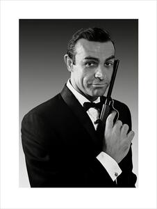 Konsttryck James Bond 007 - Connery, (60 x 80 cm)