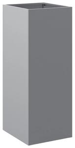 Odlingslåda silver 32x27,5x75 cm galvaniserat stål