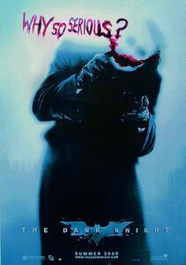 Poster, Affisch BATMAN: The Dark Knight - Joker Why So Serious? (Heath Ledger), (68 x 98 cm)