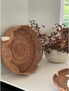 Jou Quilts - Jou Rattan tray - Bricka - Nature - H8 x Ø30 cm