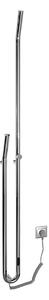 Sapho - Elektrisk handdukstork med timer DUOPASSO 45W/230V 170 cm skinande krom