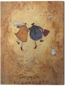 Canvastavla Sam Toft - Carrying on Regardless