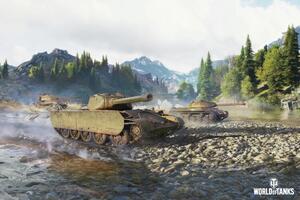 Illustration World of Tanks - River, WOT