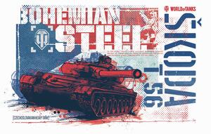 Illustration World of Tanks - Bohemian Steel, WOT