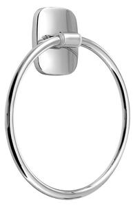 Aqualine - Handdukshängare för vägg RUMBA diameter 15,6 cm skinande krom