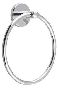 Aqualine - Handdukshängare för vägg SAMBA diameter 15,5 cm skinande krom