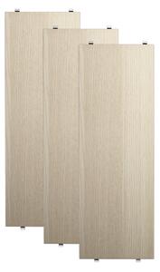 String - Hyllplan 58x20cm 3-pack ask - Hyllor & Hyllsystem - Nils Strinning - Träfärgad - Trä