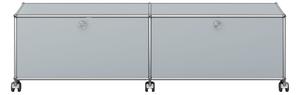 USM - USM Haller 43 TV-bänk USM Matte Silver - TV-bänkar - Fritz Haller,Paul Schärer - Silver