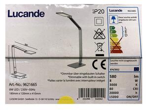 Lucande - LED Dimbar bordslampa touch MION LED/8W/230V