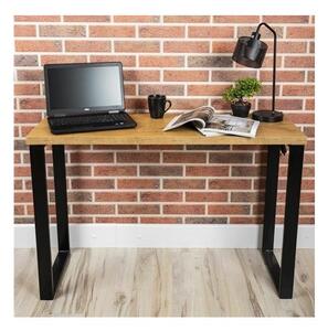Work table BLAT 120x40 cm svart/brun