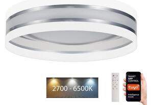 LED ljusreglerad taklampa SMART CORAL LED/24W/230V Wi-Fi Tuya vit + FK
