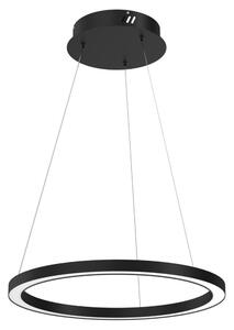 LED ljuskrona med upphängningsrem GALAXIA LED/26W/230V svart