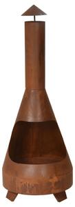 ProGarden Ambiance Eldstad med skorsten Charming 118 cm rost