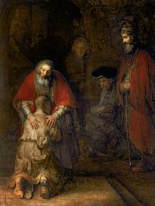 Bildreproduktion Return of the Prodigal Son (1668-69), Rembrandt Harmensz van Rijn