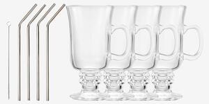 Dorre - Irish coffee set 8 delar - Transparent - Koppar & muggar - Från Homeroom