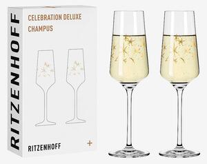 Ritzenhoff - Champagneglas Celebration Deluxe 2-pack - Transparent - Vinglas - Från Homeroom