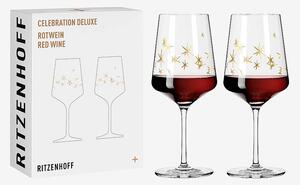 Ritzenhoff - Rödvinsglas Celebration Deluxe 2-pack - Transparent - Vinglas - Från Homeroom