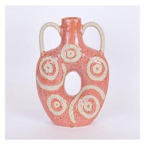 Keramikvas 31x20,5 cm rosa