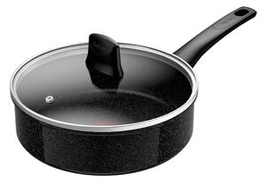 TEFAL Intens'Ceram Traktörpanna 24 cm med lock Svart C4403202