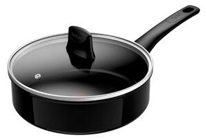 TEFAL Renew ON Black Traktörpanna 24 cm med lock Svart C4353232