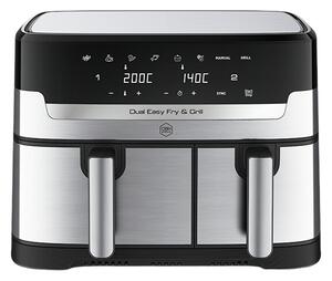 OBH NORDICA Dual Easy Fry & Grill Silver Air Fryer Recept AG905DS0