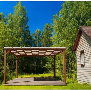 Pergola trä | 3,65x3m | Furu
