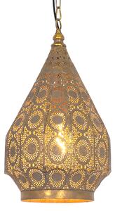 Orientalisk hänglampa guld 26 cm - Mowgli
