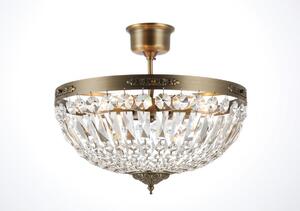Norrsken Design Rhea Kristallplafond Mellan 42Cm Antikmässing