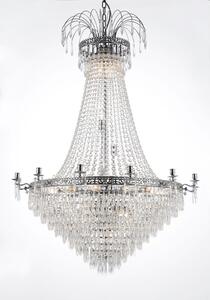 Norrsken Design Empire Kristallkrona 10-Armad Krom