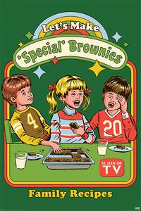 Poster, Affisch Steven Rhodes - Let's Make Special Brownies, (61 x 91.5 cm)