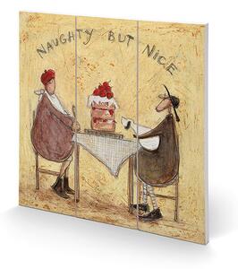 Tavla i trä Sam Toft - Naughty But Nice