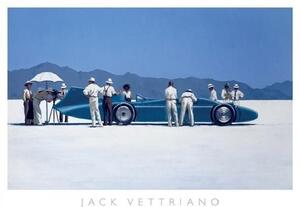 Konsttryck Bluebird at Bonneville, 1995, Jack Vettriano