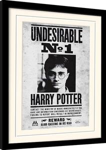 Inramad poster Harry Potter - Undersirable No1